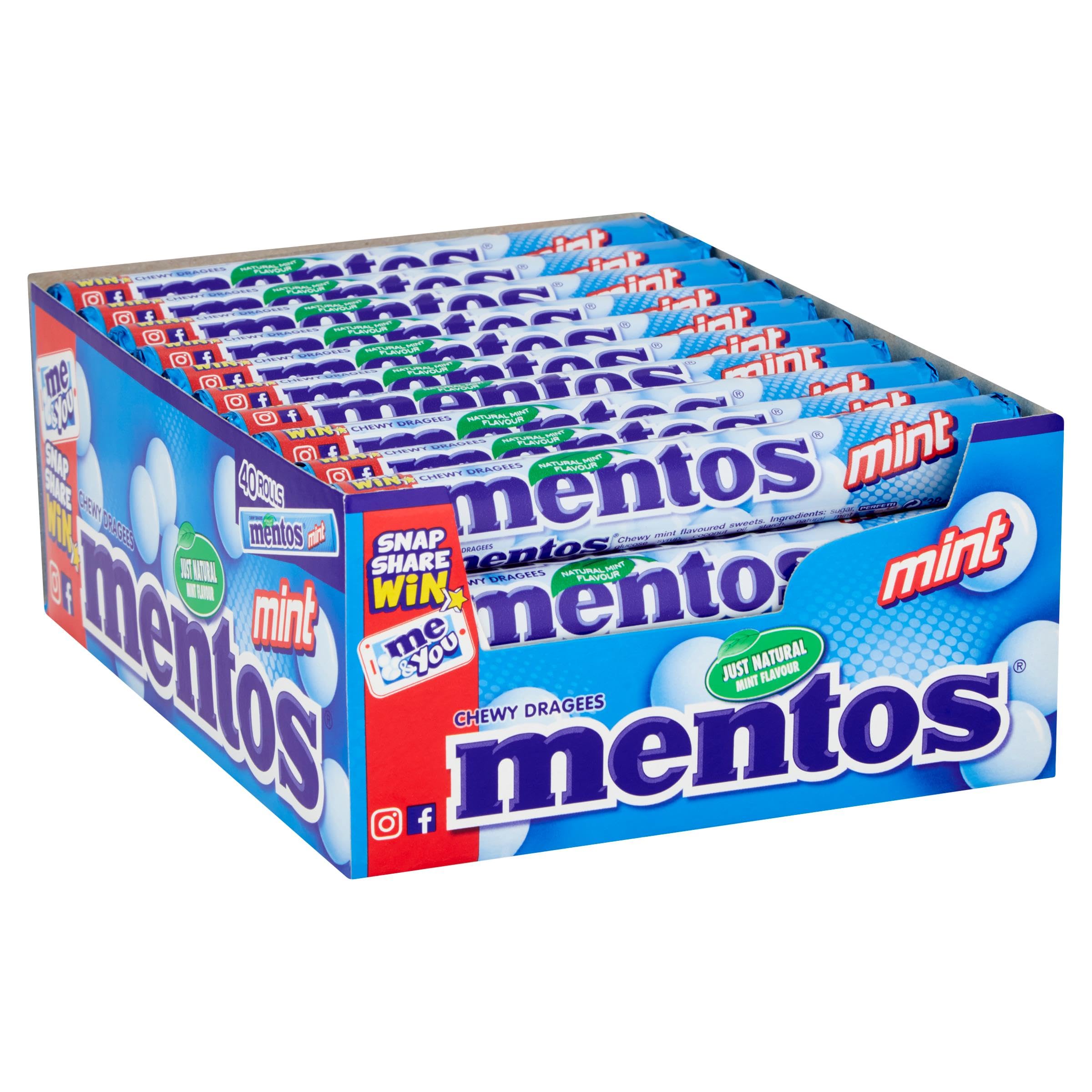 Mentos Mint Chewy Dragees