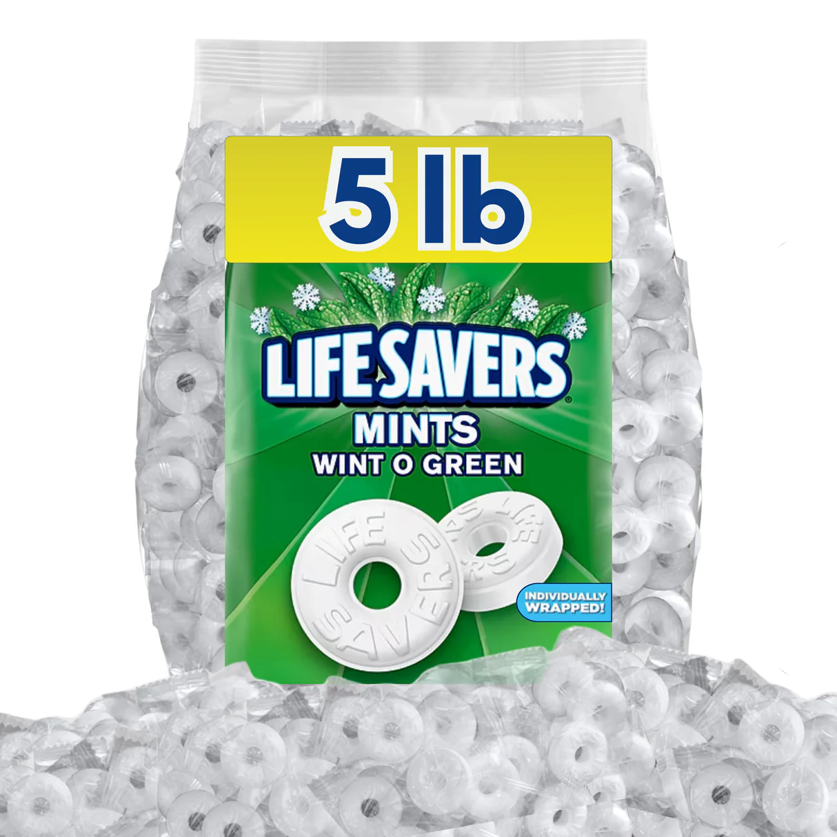 Life Savers Mints Wint-O-Green – Bulk Value Bag – 5 lb