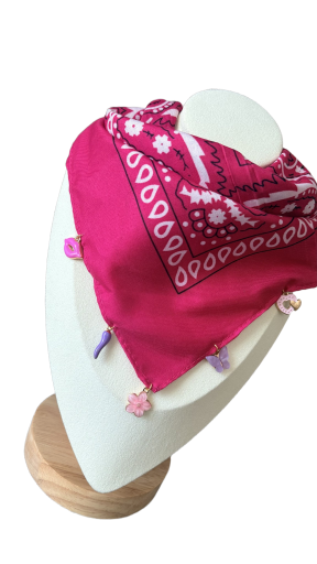 Bandana Rose Fushia