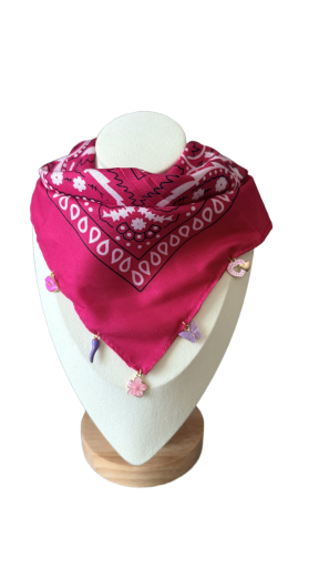 Bandana Rose Fushia