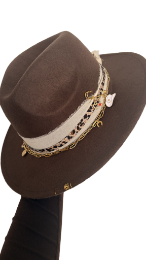 Chapeau Fedora Marron