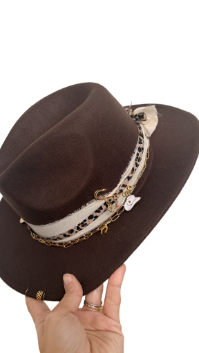 Chapeau Fedora Marron