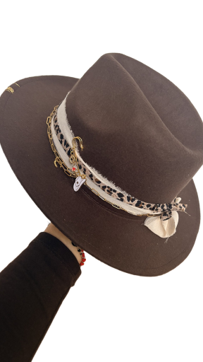 Chapeau Fedora Marron