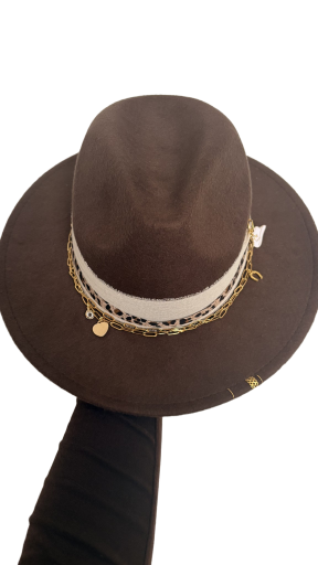 Chapeau Fedora Marron
