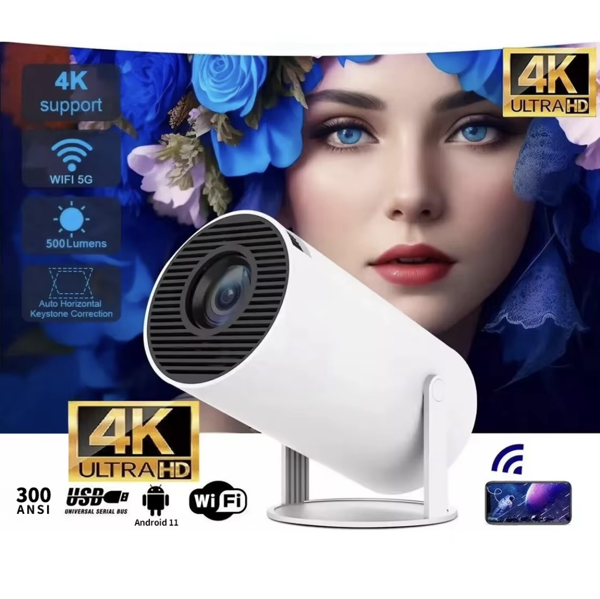 Projecteur 4K Ultra HD