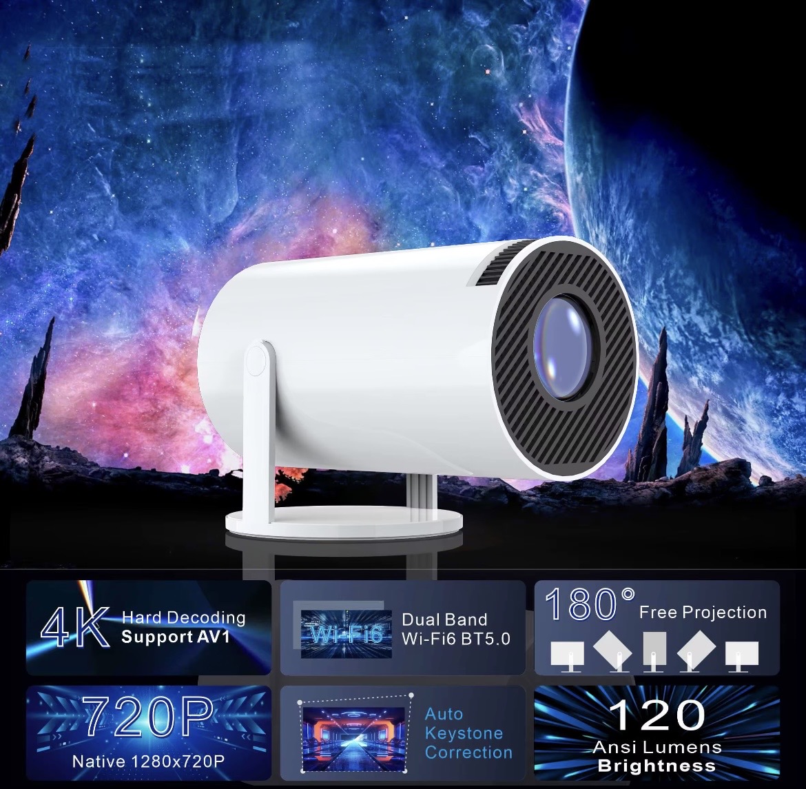 Projecteur 4K Ultra HD