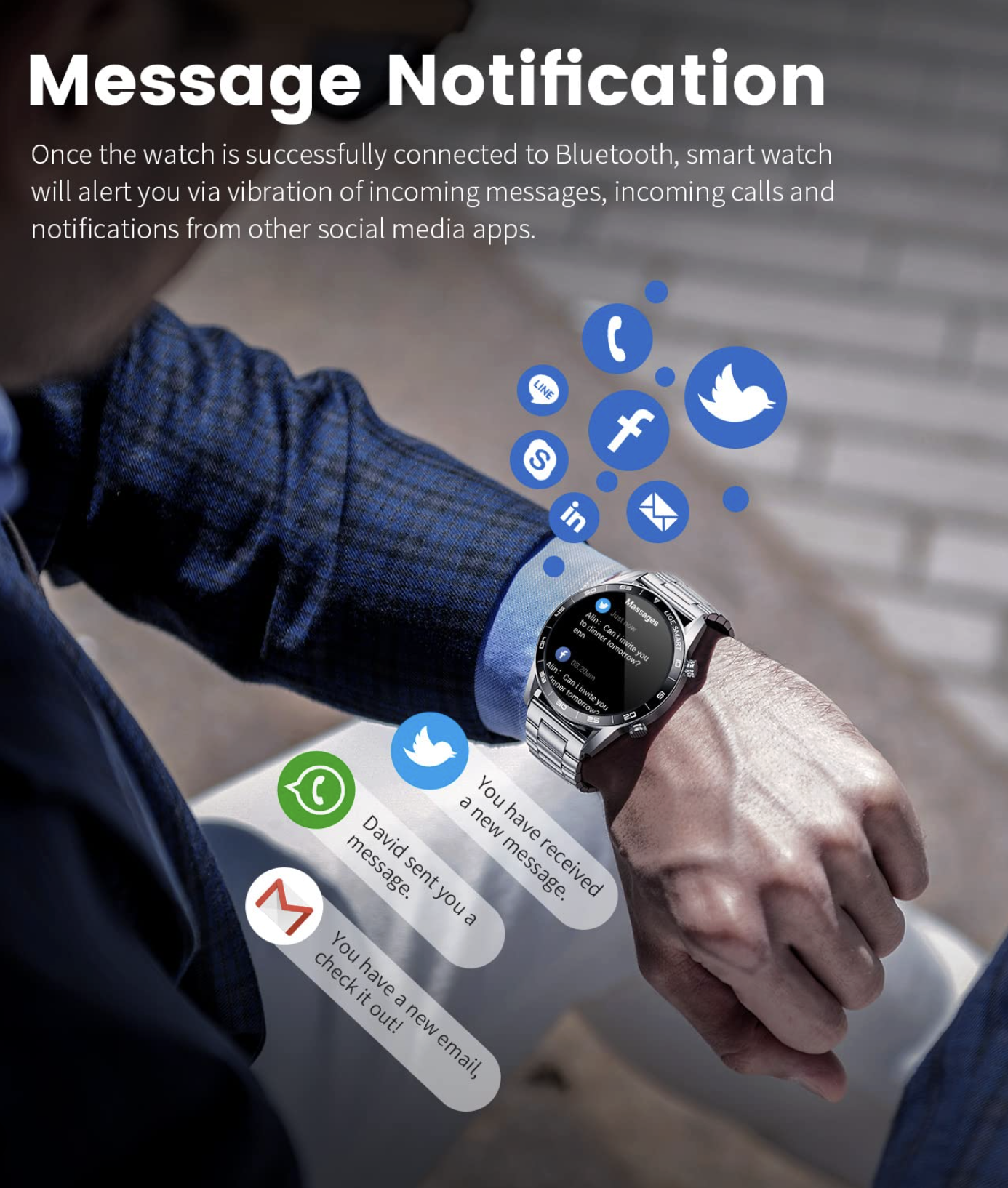 Montre connectée intelligente