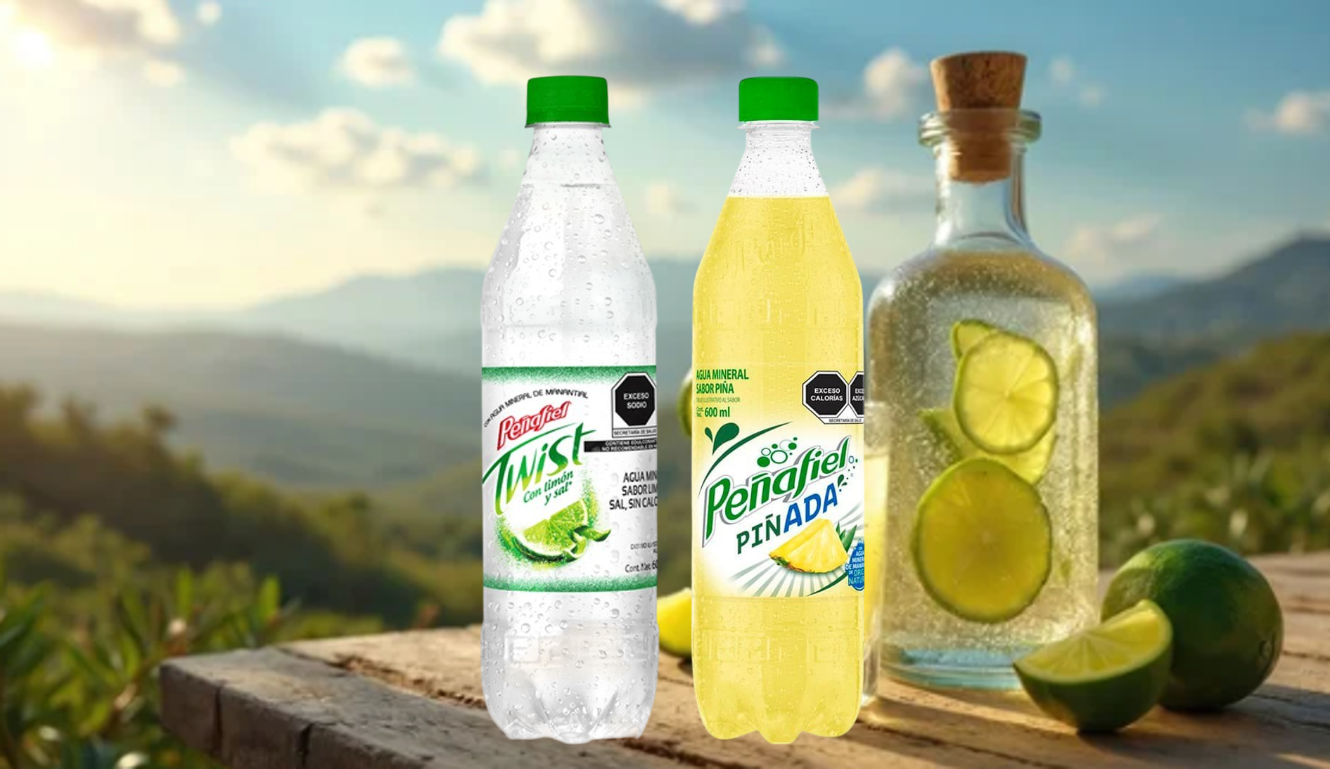 Penafiel Piñada y Penafiel Twist Limón 12 pk. (600 ml.)