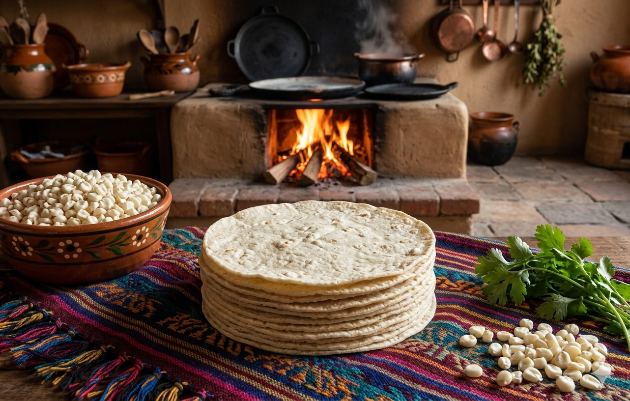 Tortillas de Maíz Blanco (1 Kilo)