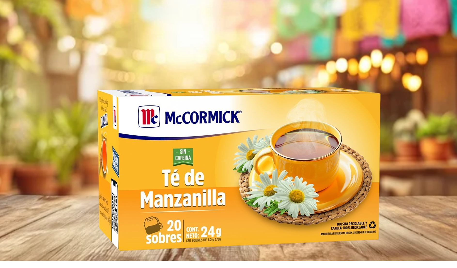 Té de Manzanilla McCormick 24 pk. (36 g,)