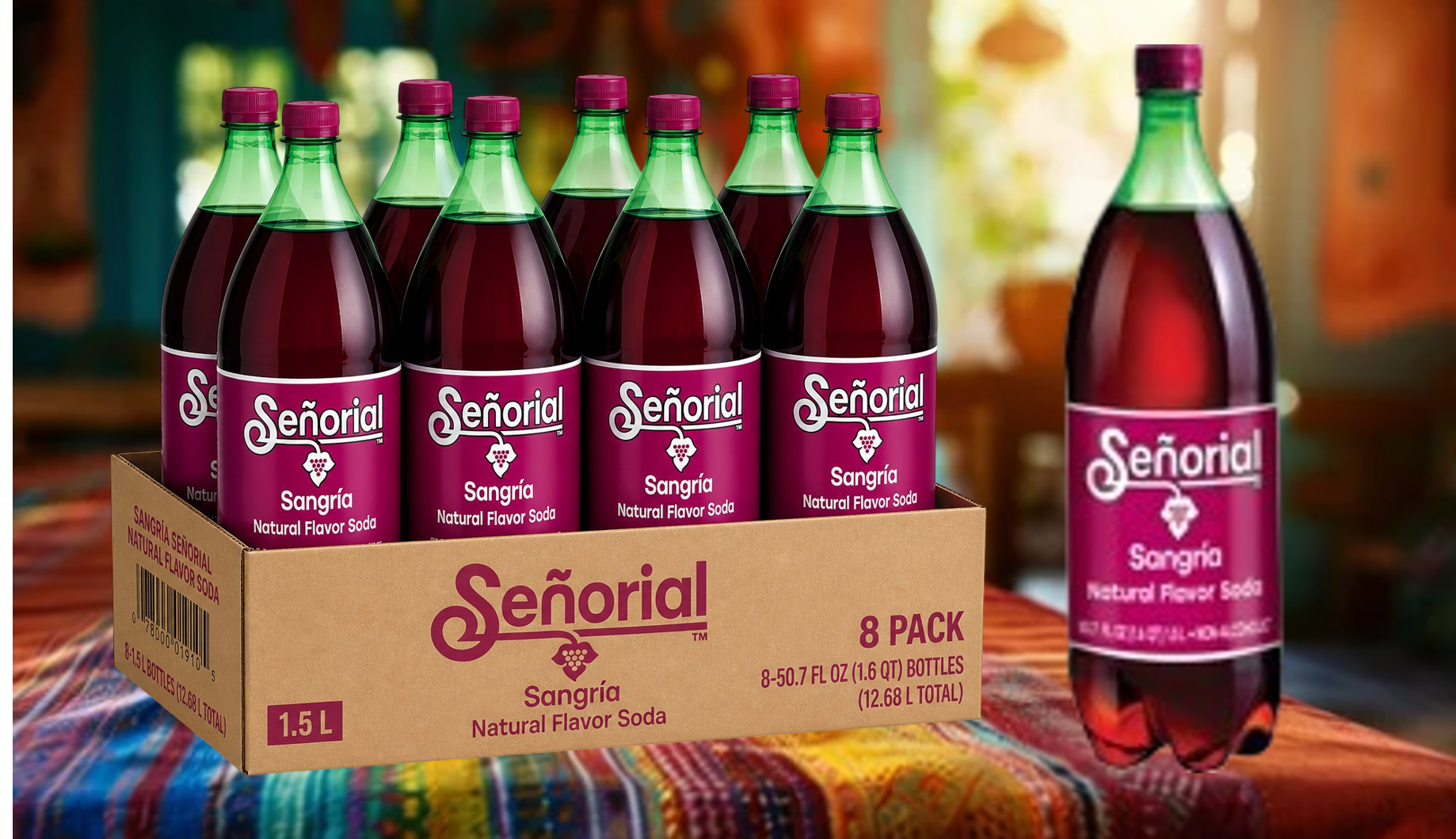 Sandría Señorial Caja de 8 Unidades (1.5 Lt.)