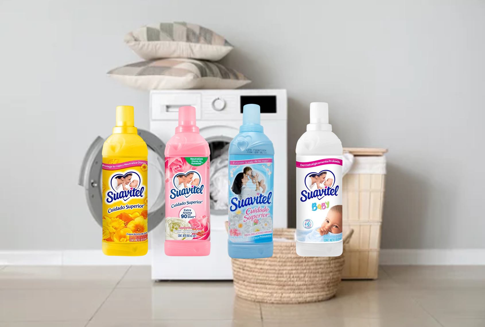 Suavitel Suavizante 12 pk. (850 ml.)