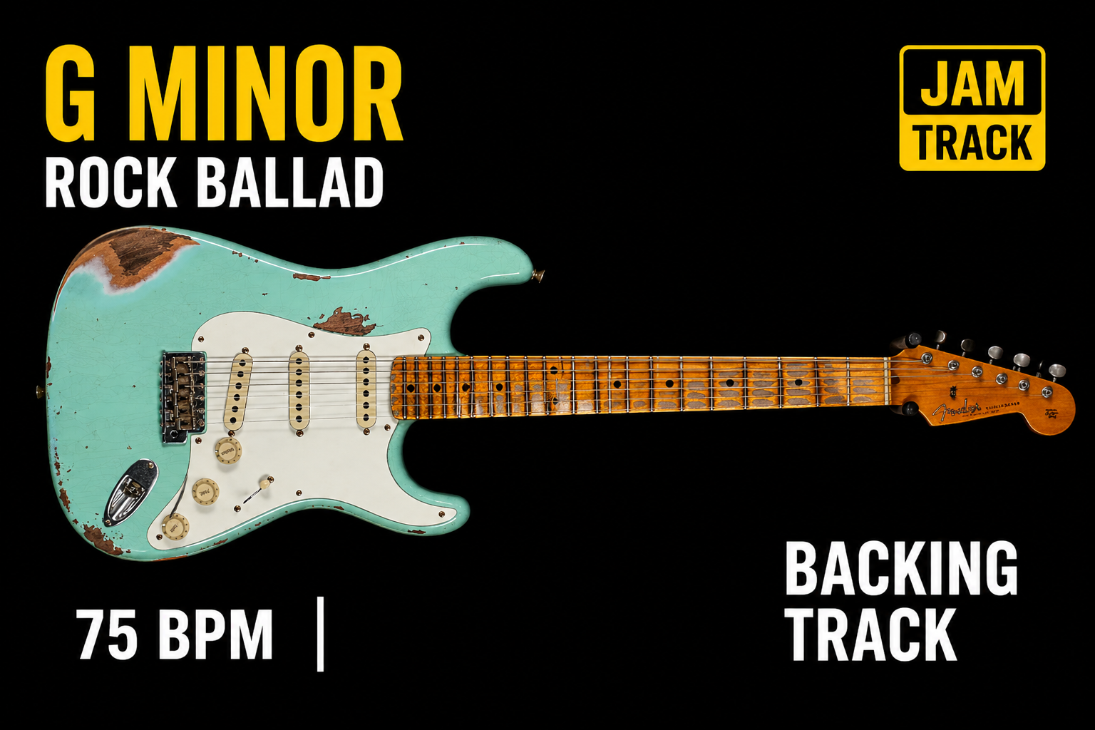 G Minor Rock Ballad Backing Track