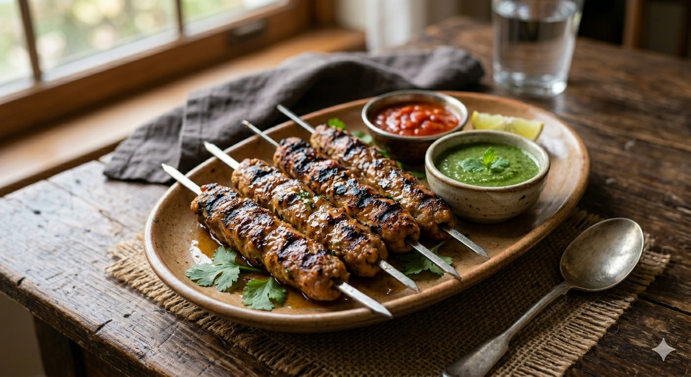 Chicken Seekh Kabab (1 Piece)