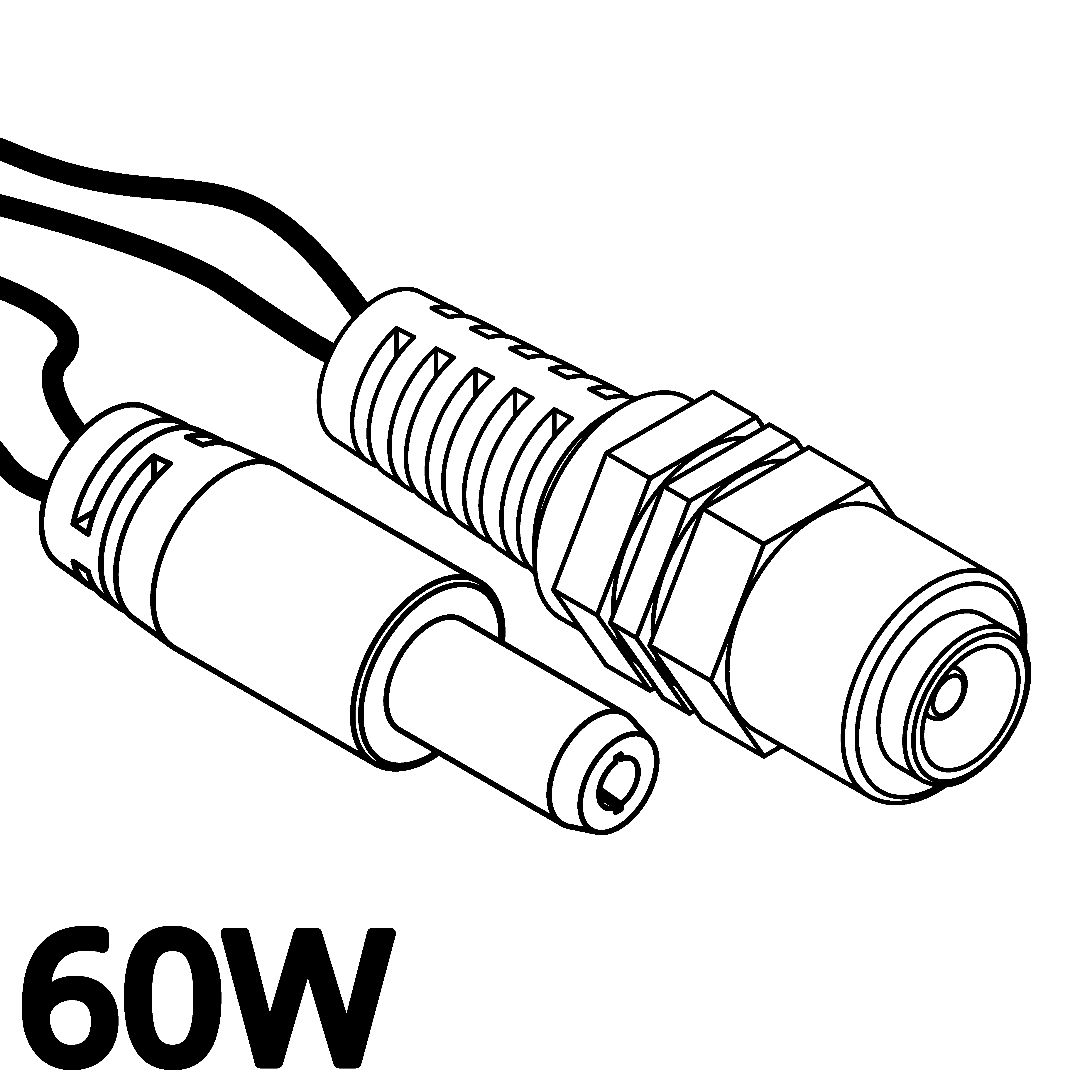 5 Pairs DC Cable Jack Connectors