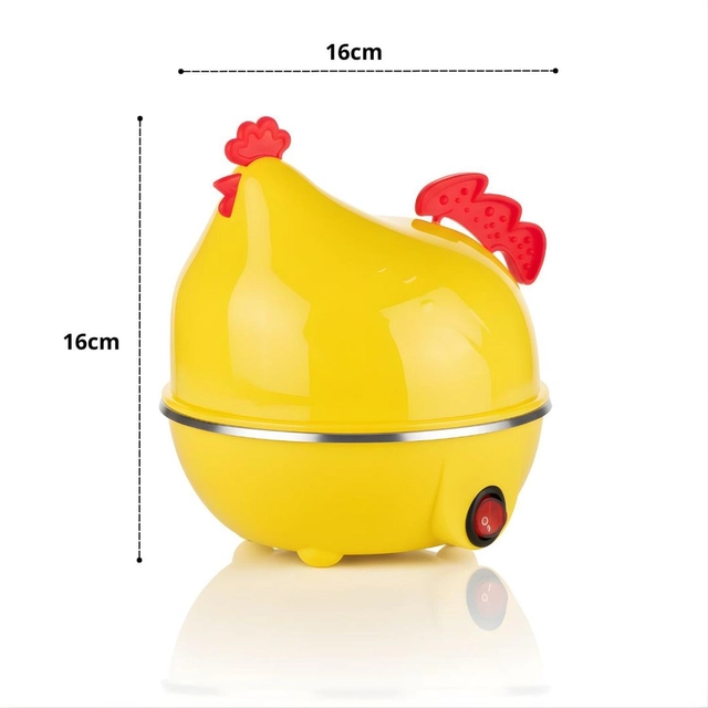 Cocedor de huevos en forma de gallina