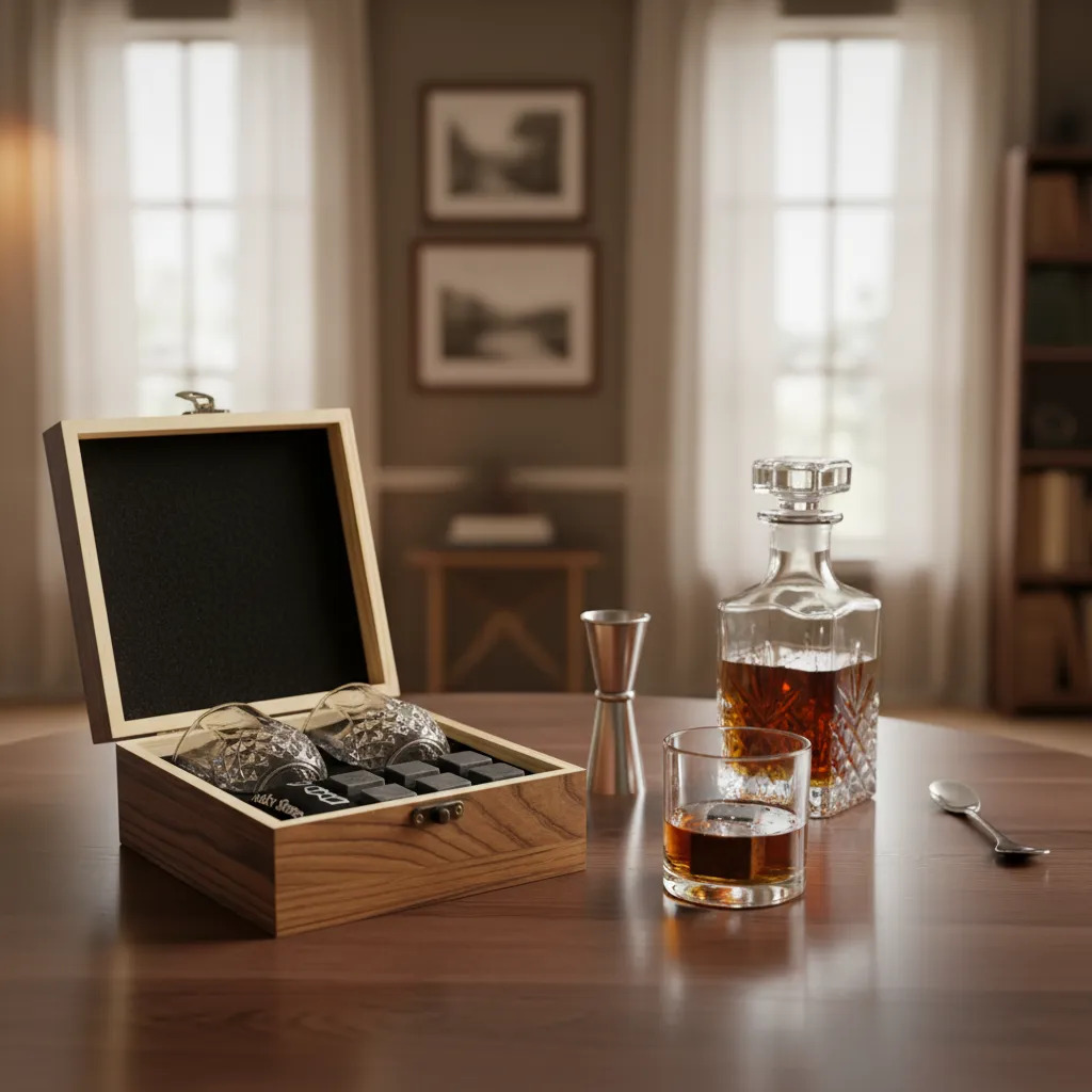 Set de Copas y Piedras para Whisky