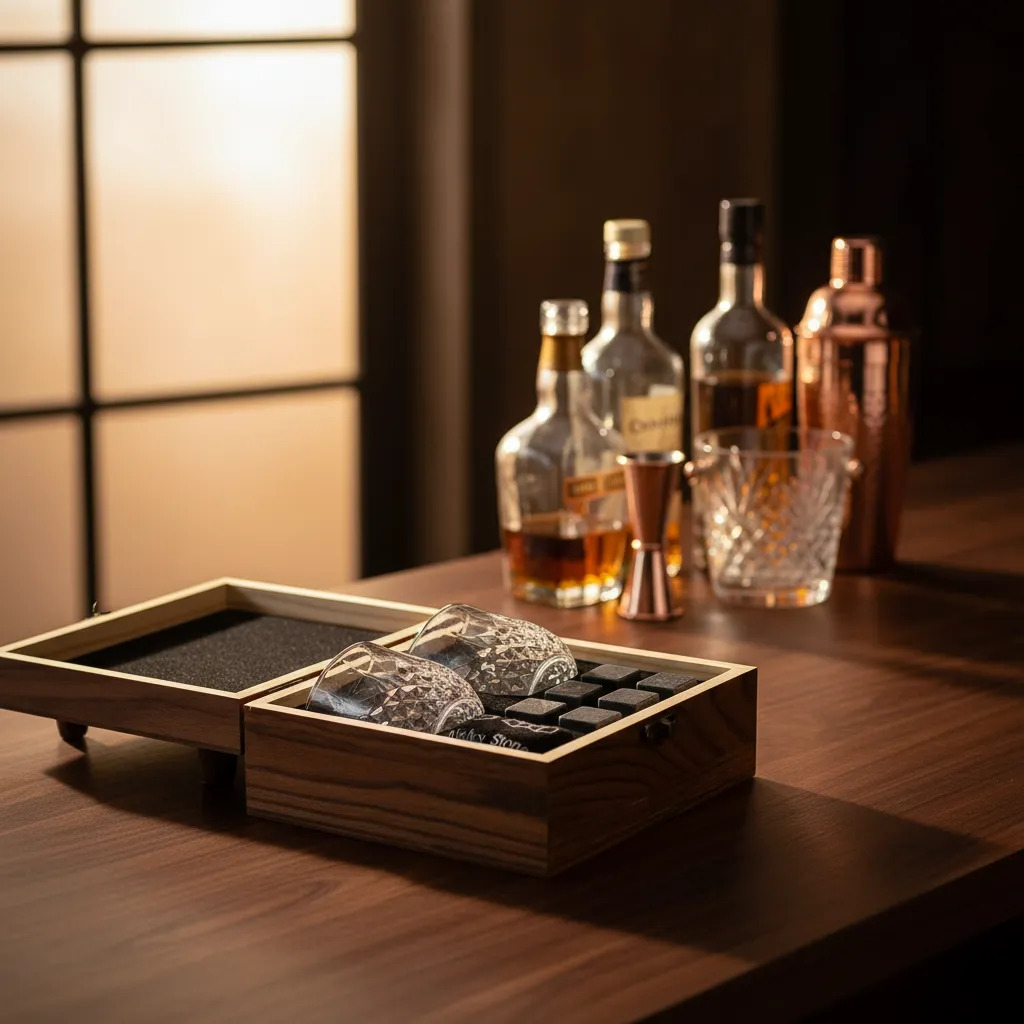 Set de Copas y Piedras para Whisky