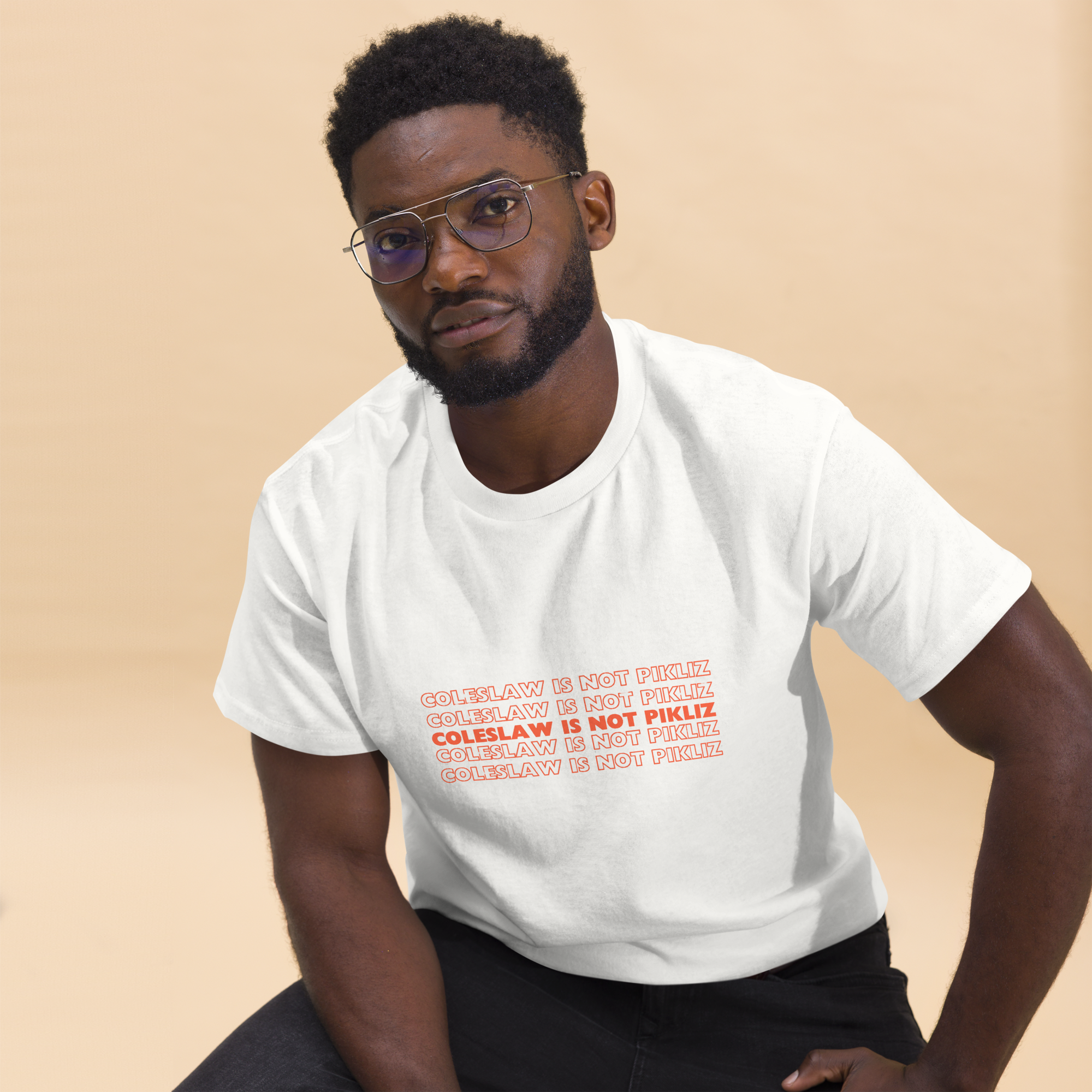 Coleslaw is not pickliz tee