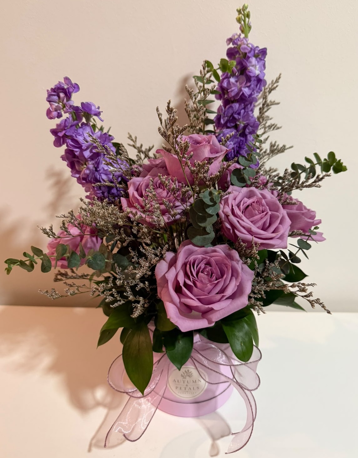 Lavender Rose Floral Arrangement