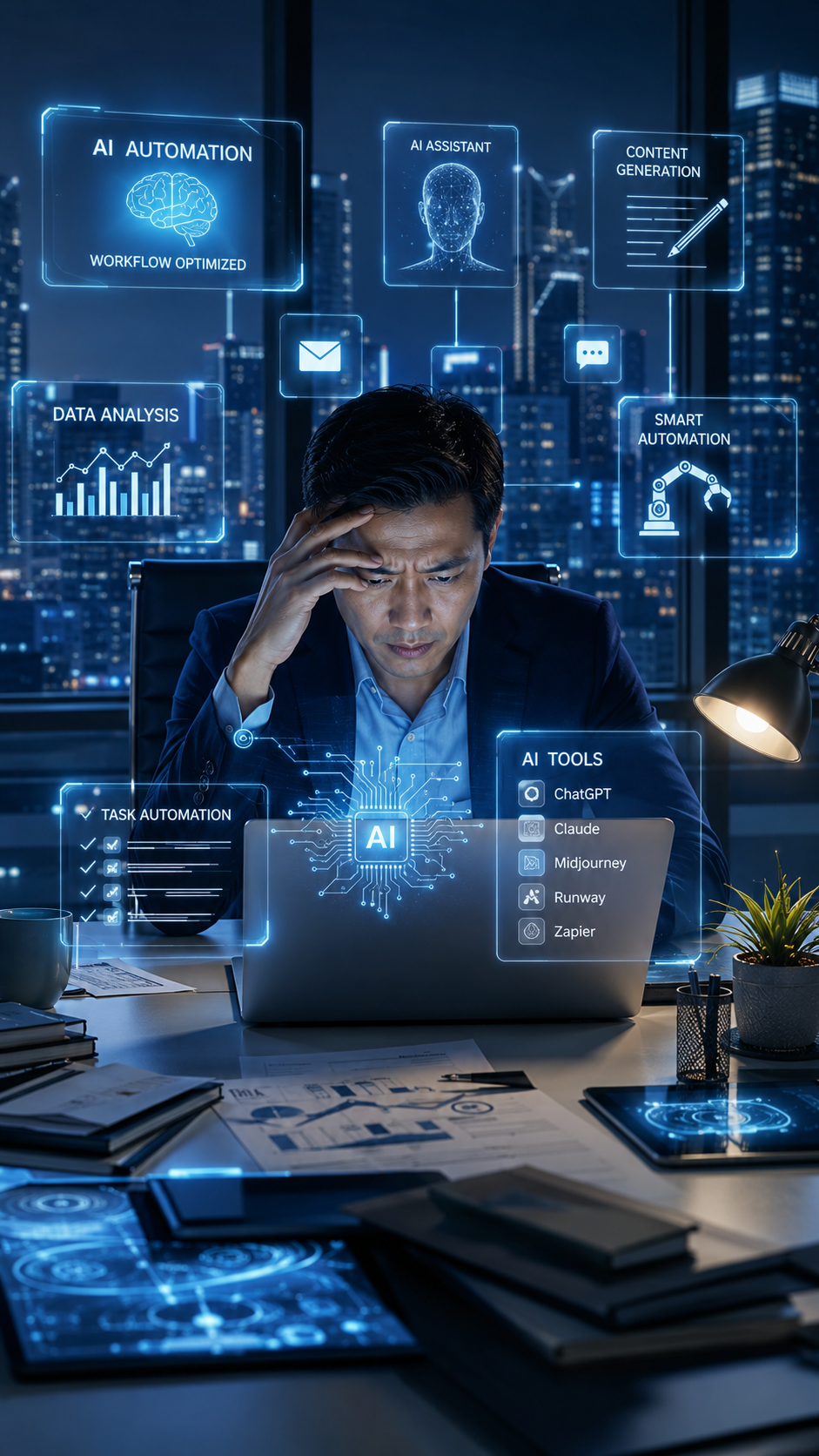 AI Career Survival Score™ + 90-Day Playbook