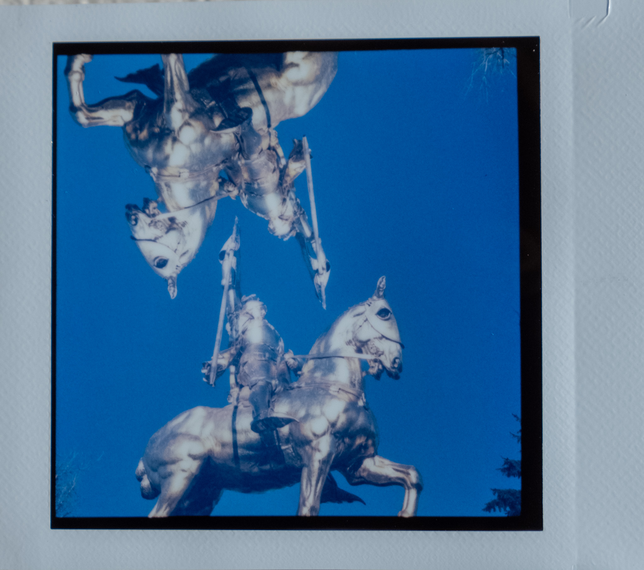 double-exposure art print