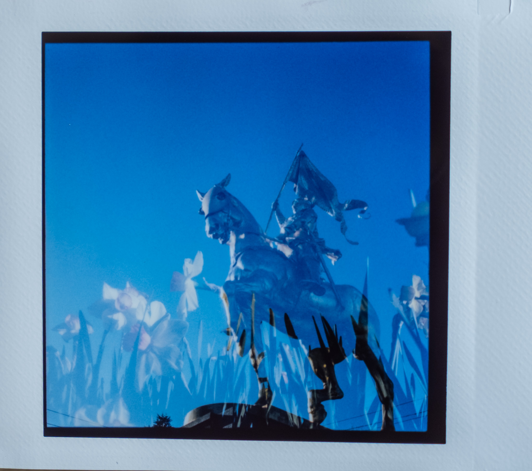 Double Exposure Art Print