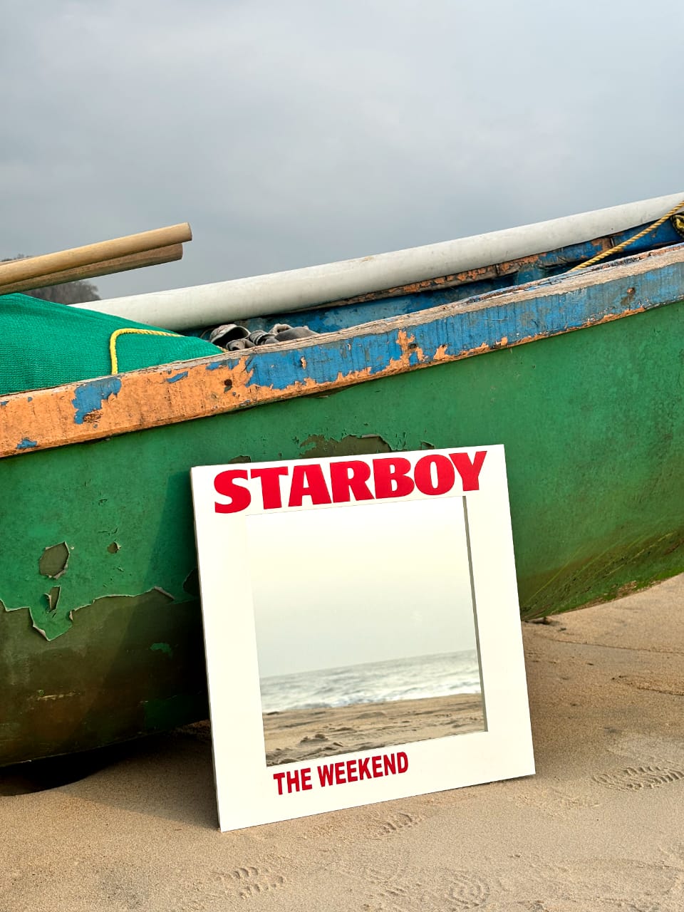 ALBUM COVER MIRROR - THE WEEKEND'S STARBOY