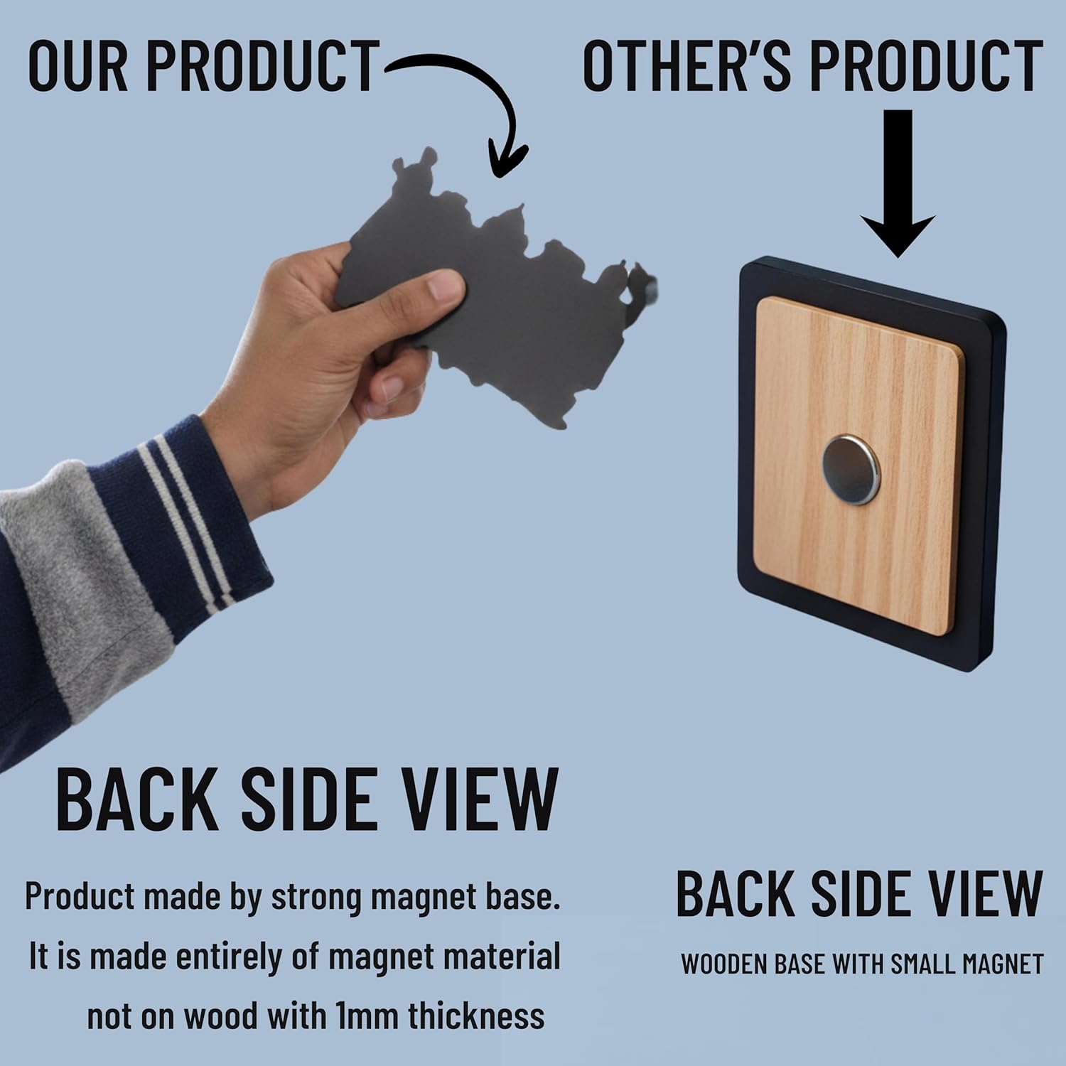 Radiqore Souvenir Fridge Magnet (4x3 inch) | Collectible Indian City Travel Magnets | High-Power Magnet for Refrigerator, Almirah & Office Decor (Goa)