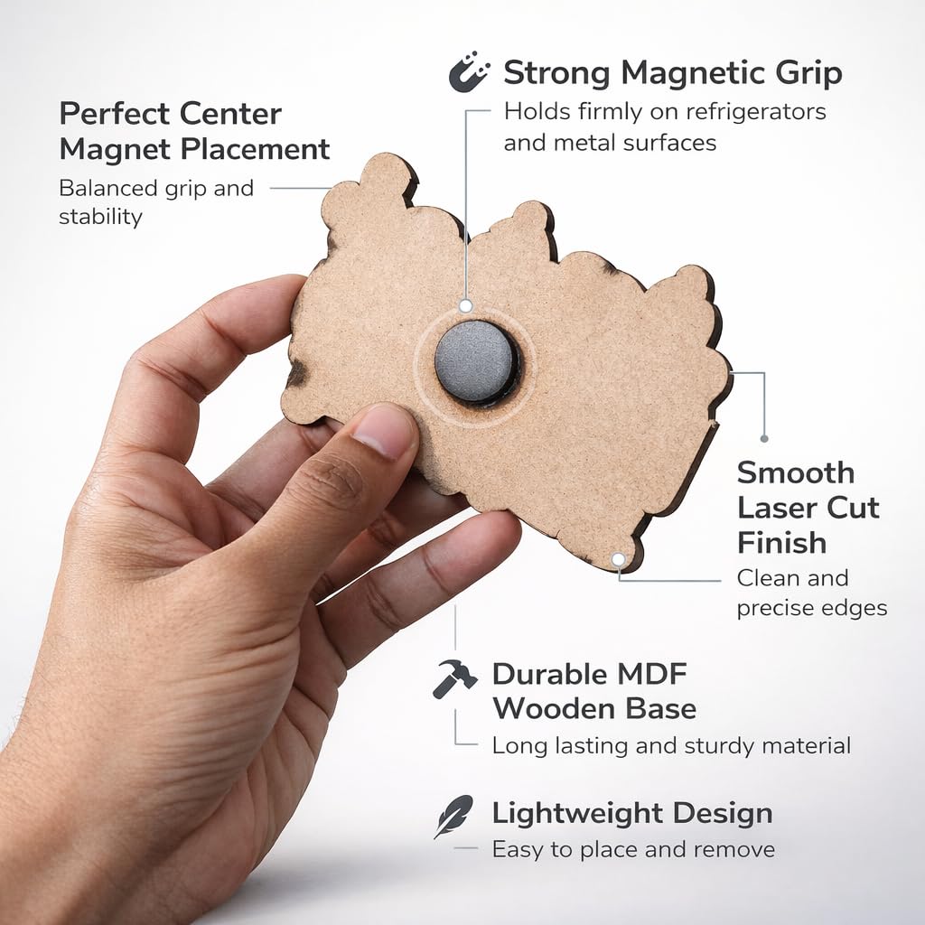 Radiqore Souvenir Fridge Magnet Pack of 10 | Collectible Countries Travel Magnets | High-Power Magnet for Refrigerator, Almirah & Office Decor (Country)