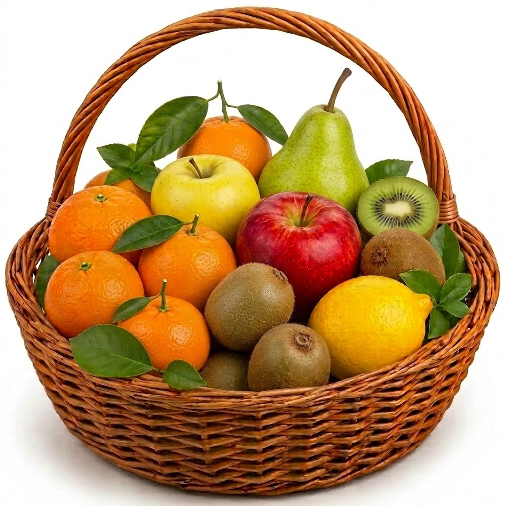 Sélection de fruits de février