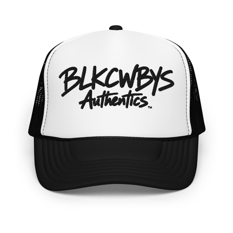 BLKCWBYS AUTHENTICS 3D EMROIDERED Foam trucker hat