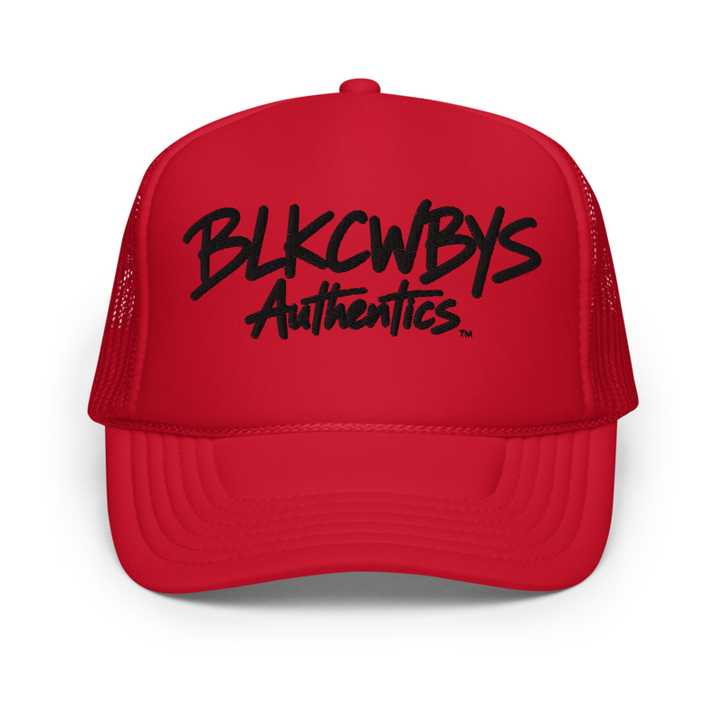 BLKCWBYS AUTHENTICS 3D EMROIDERED Foam trucker hat