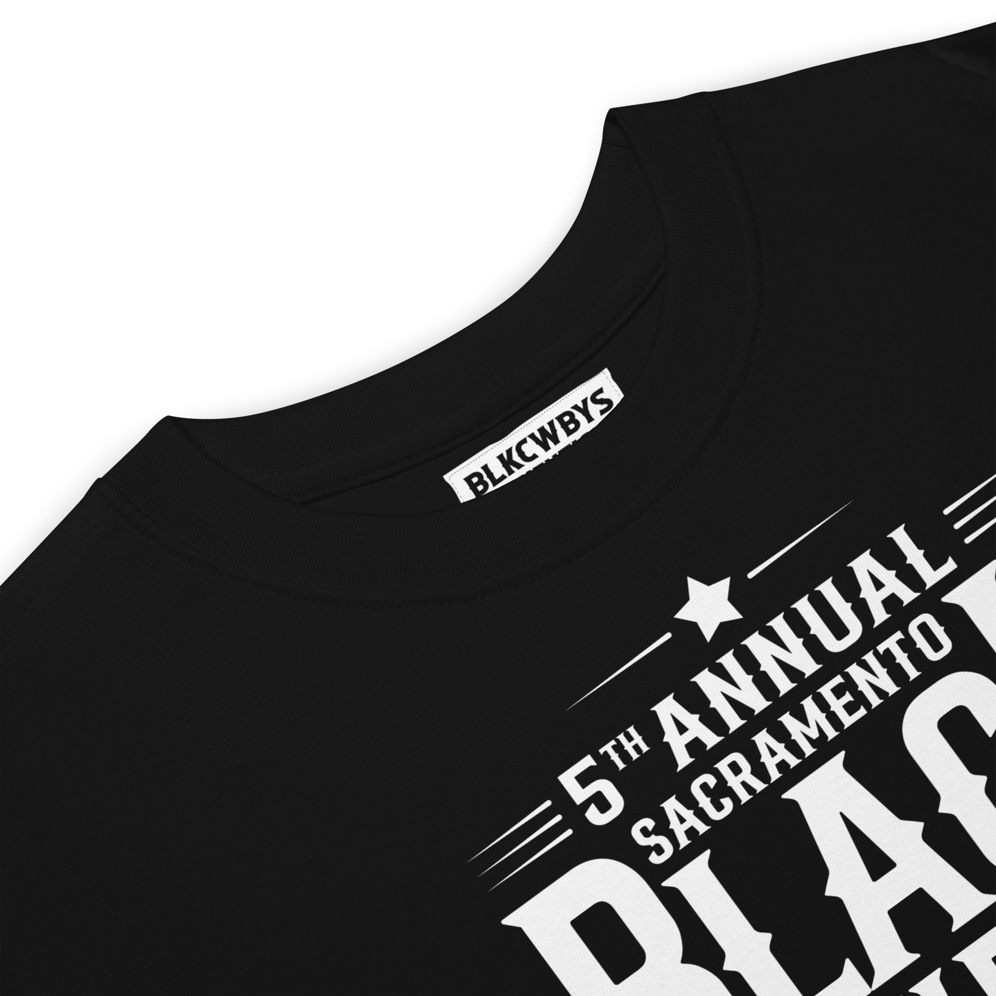 SACRAMENTO BLACK COWBOYS PARADE COMMEMORATIVE T-SHIRT 
