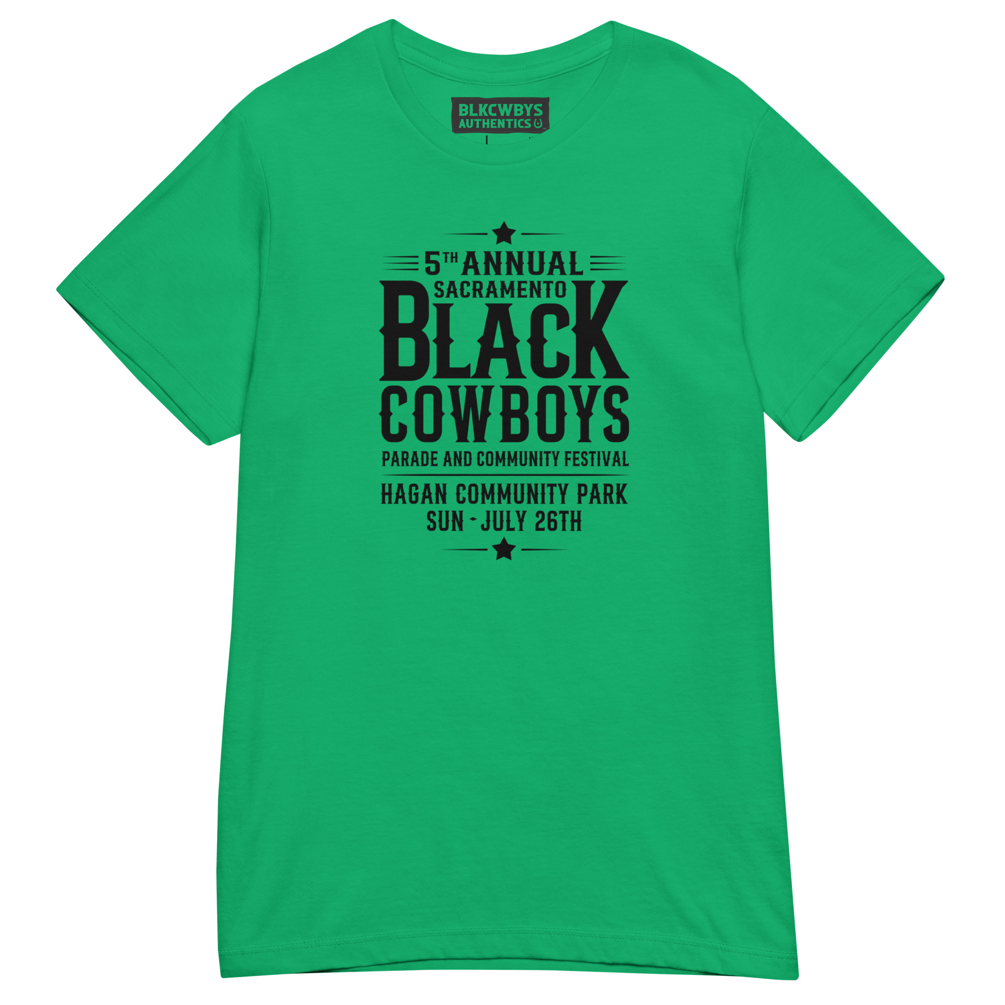 5th Annual Sacramento Black Cowboys Parade Women’s basic softstyle t-shirt