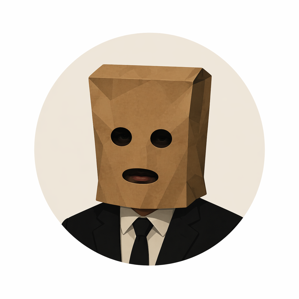Novelty Paper Bag Mask