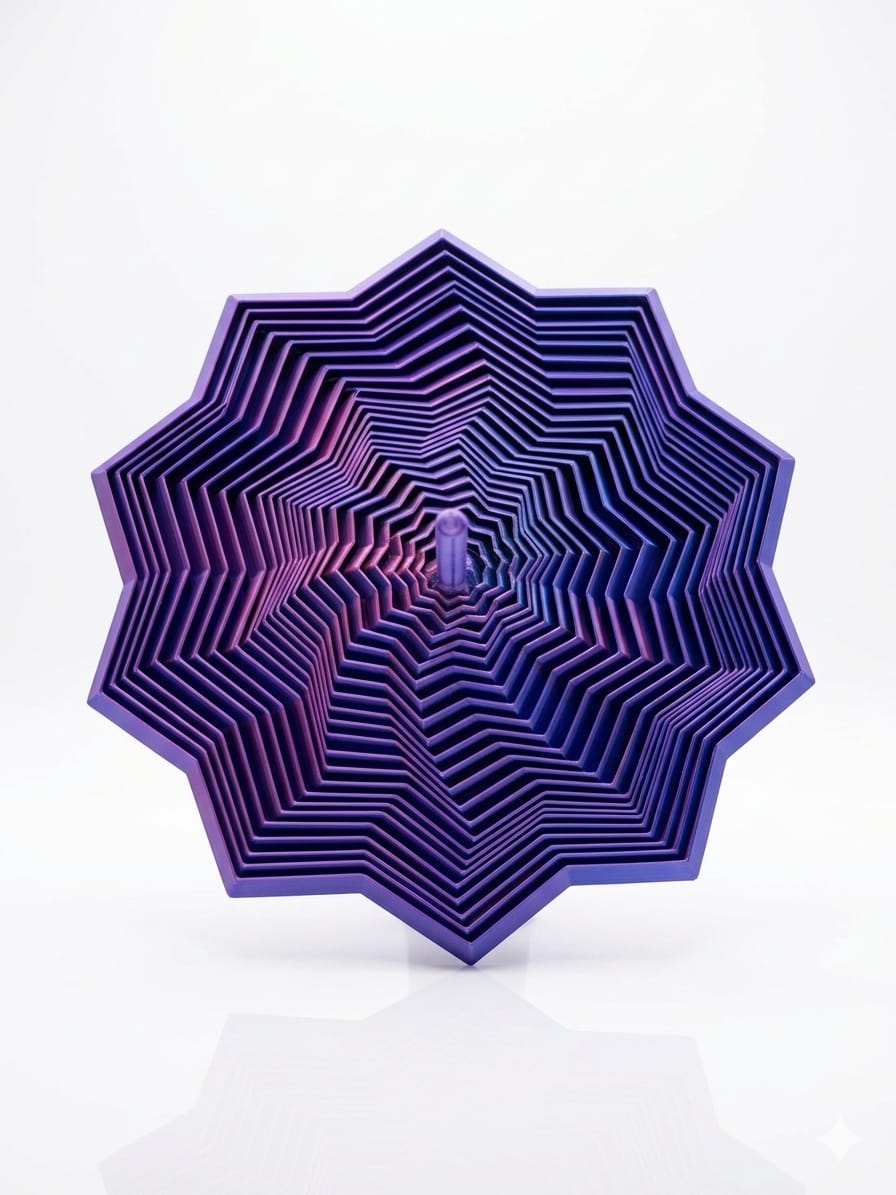 Estrela Espiral Sensorial Giratória