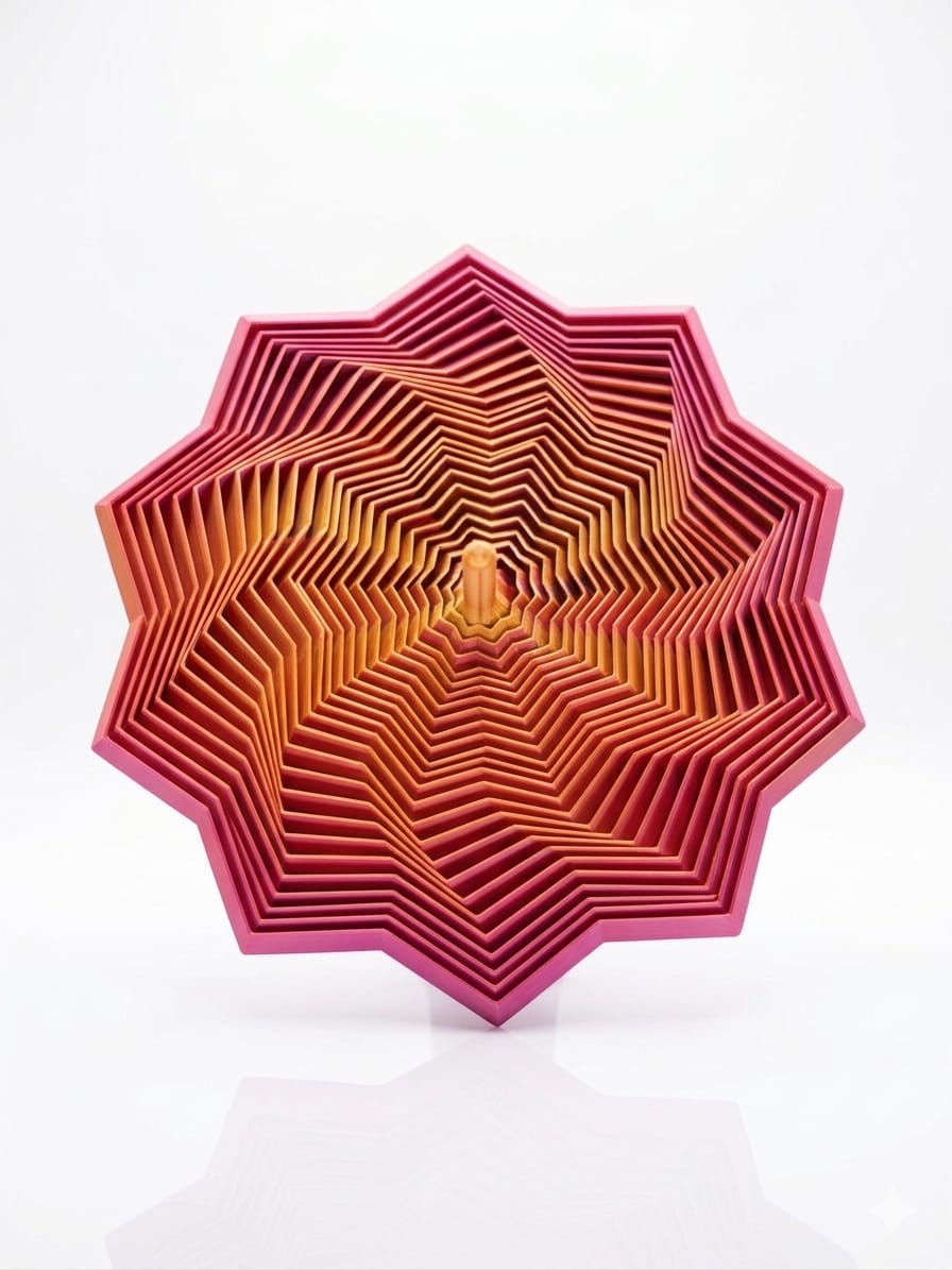 Estrela Espiral Sensorial Giratória