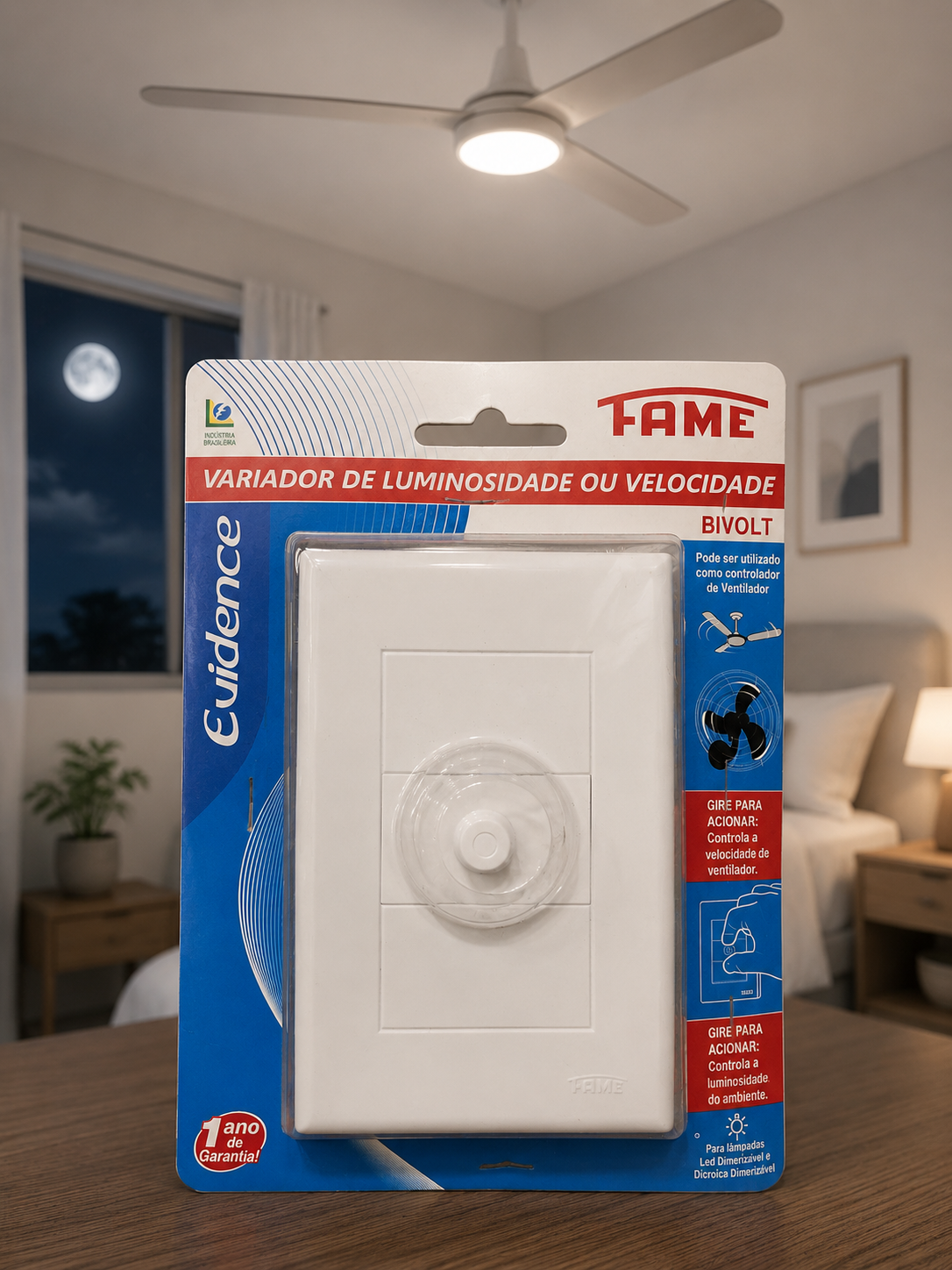 Variador De Luminosidade Ou Velocidade FAME