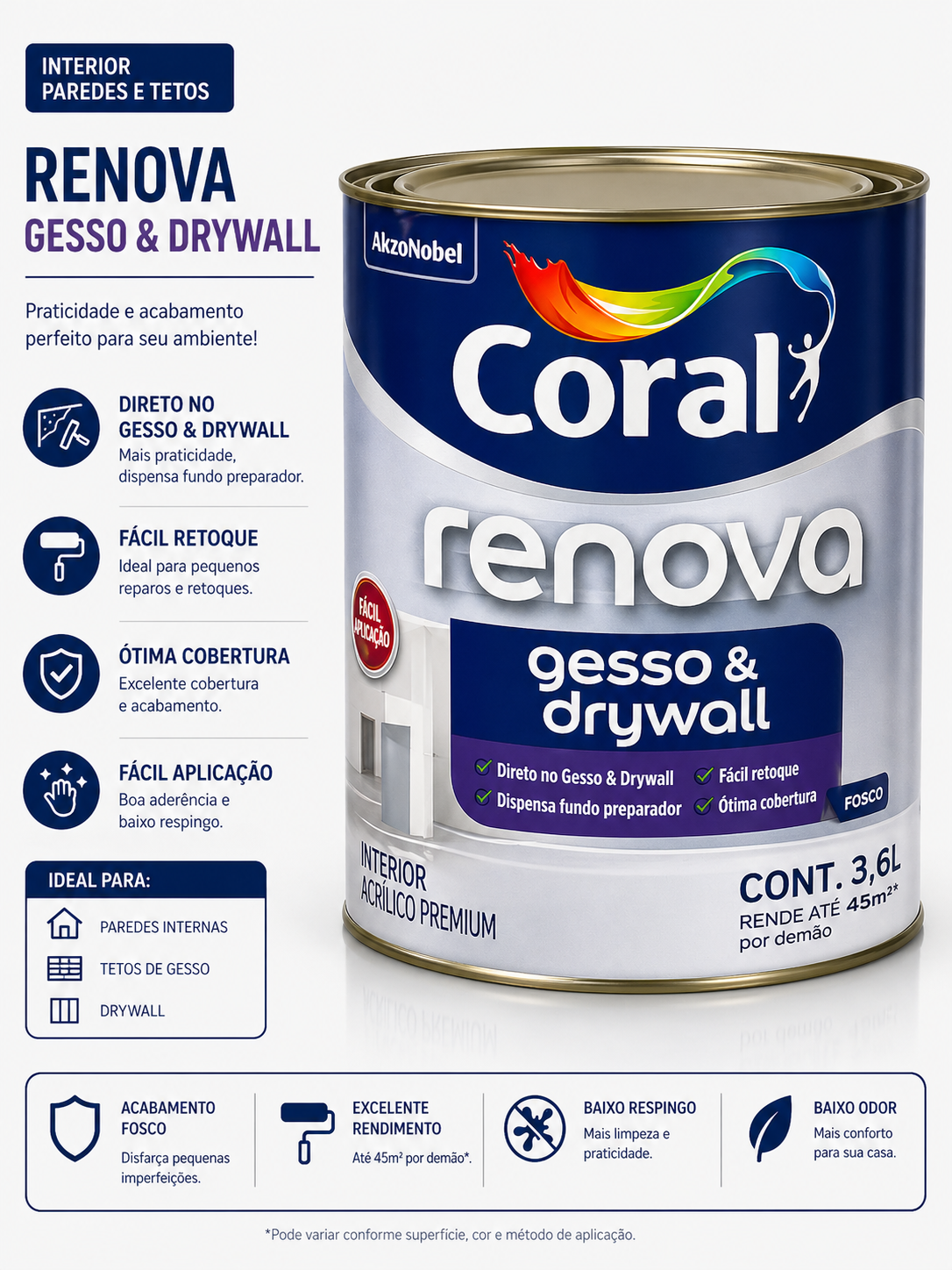 Coral Renova Gesso & Drywall