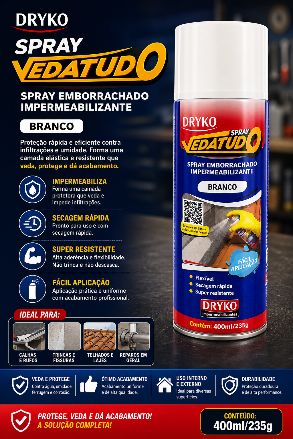 Spray Vedatudo Dryko