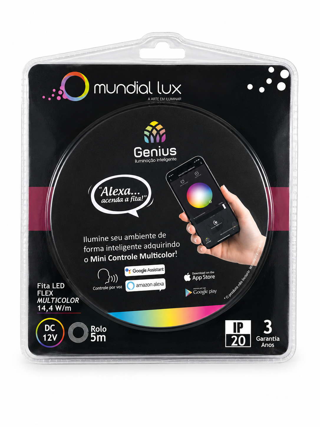 Fita LED Flex Multicolor Genius 5m