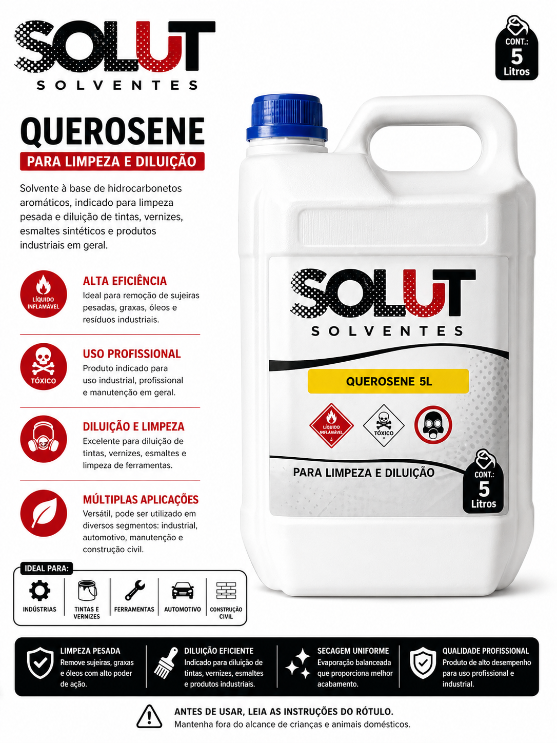 Querosene 5L Solut