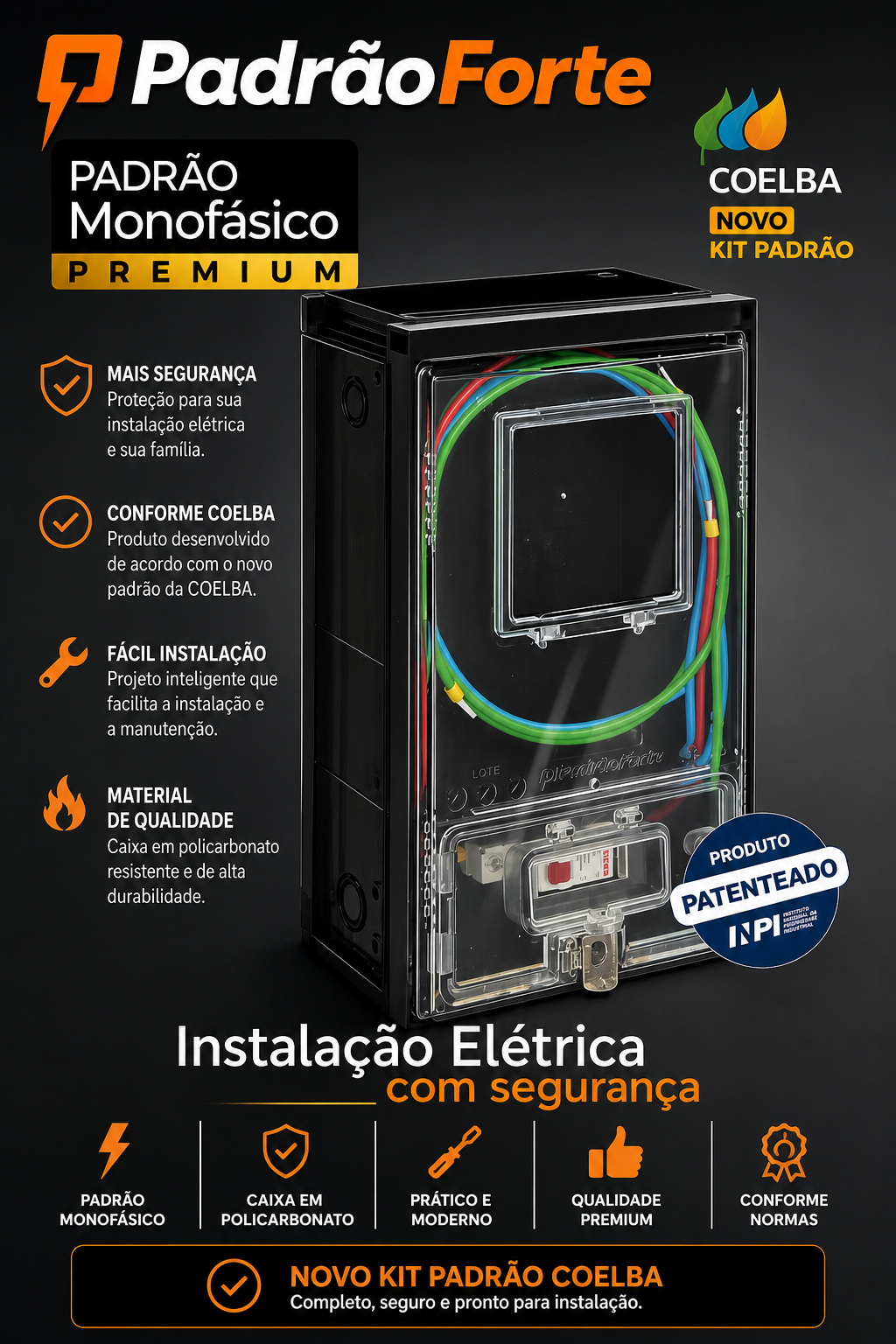Kit Padrão Monofásico Premium