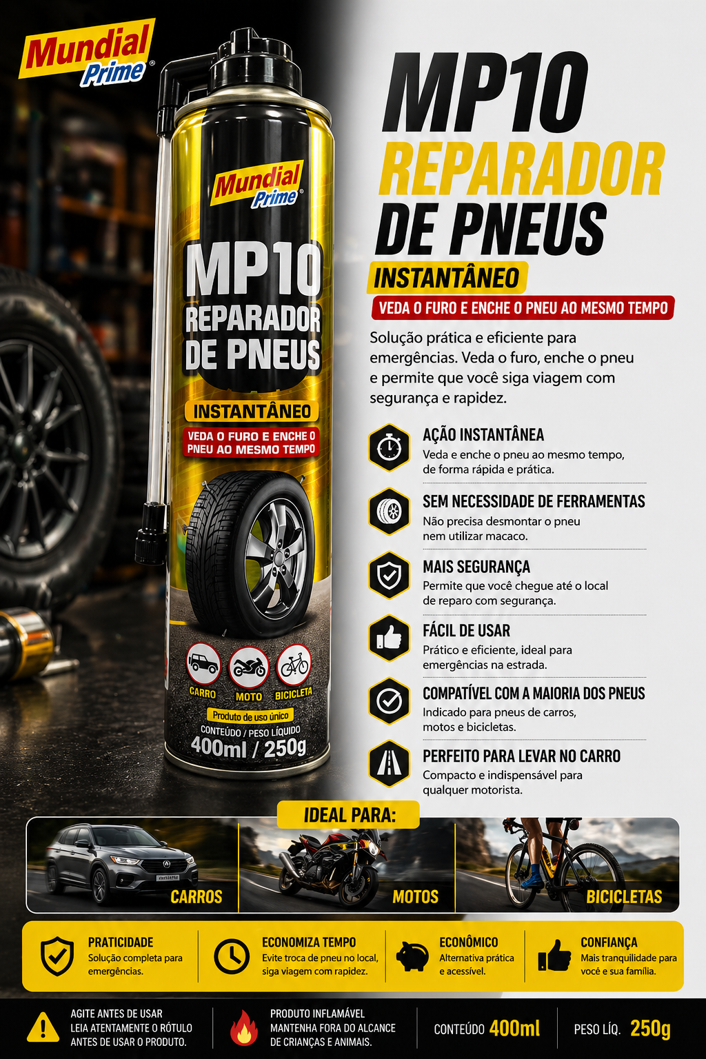 MP10 Reparador de Pneus