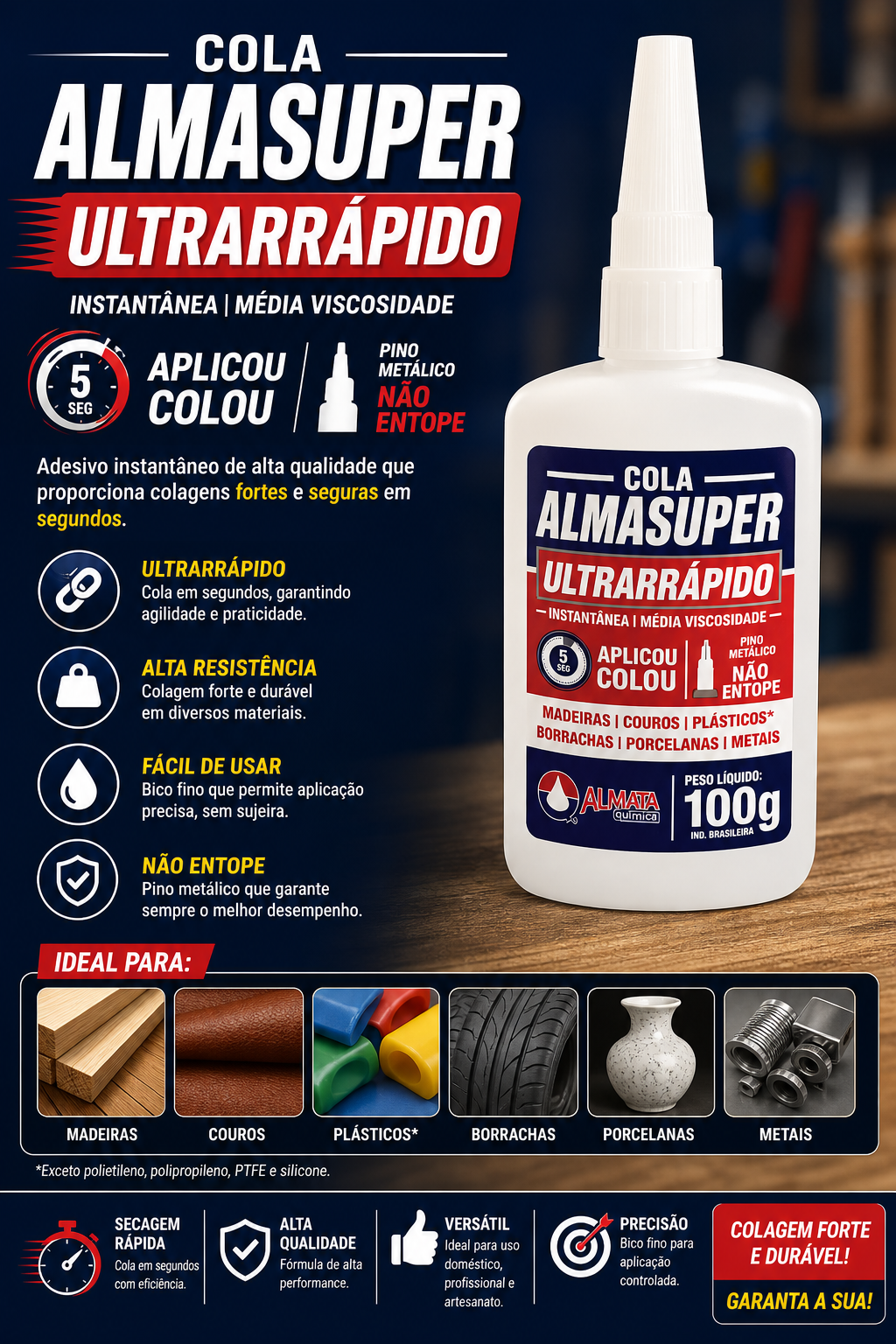 Cola Almasuper Ultrarrápido