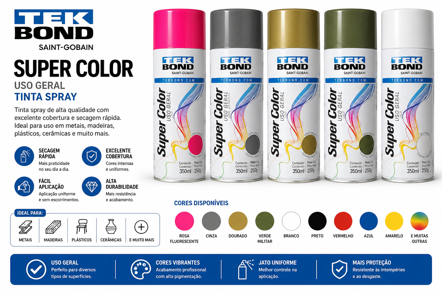 TekBond Super Color Tinta Spray