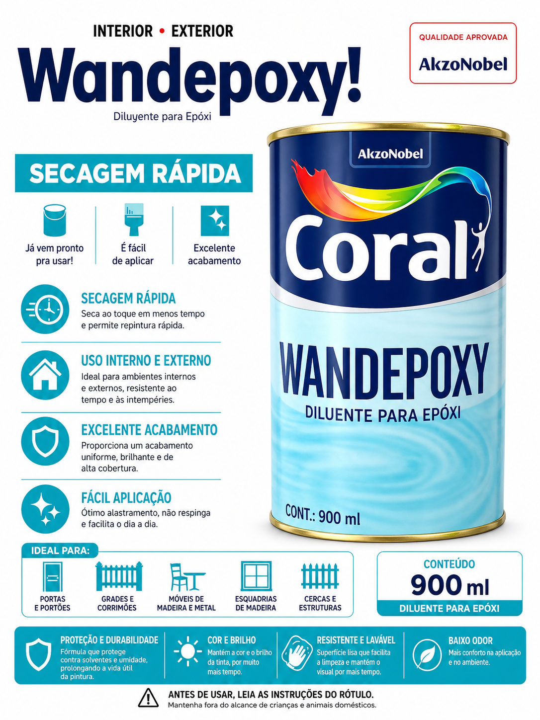 Wandepoxy Coral 900ml