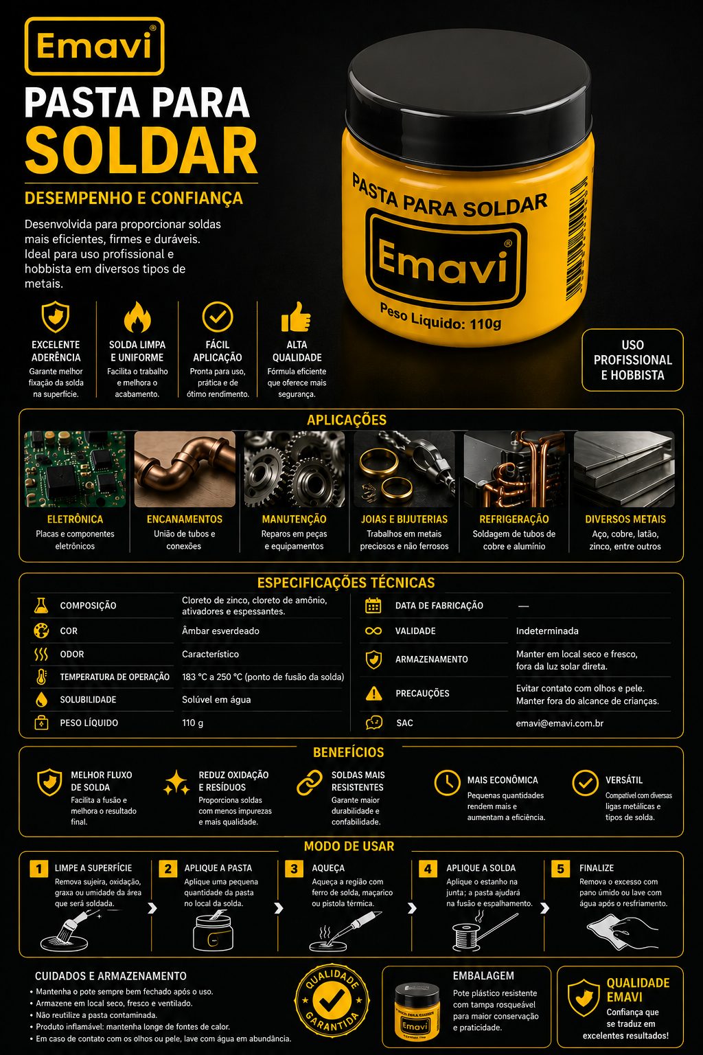 Pasta para Soldar Emavi