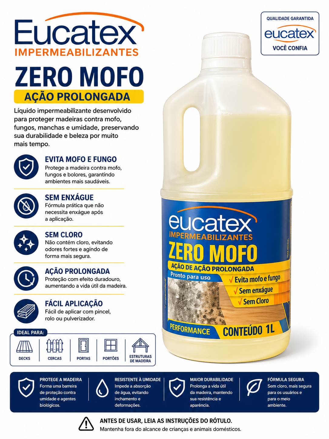 Eucatex Zero Mofo 1L